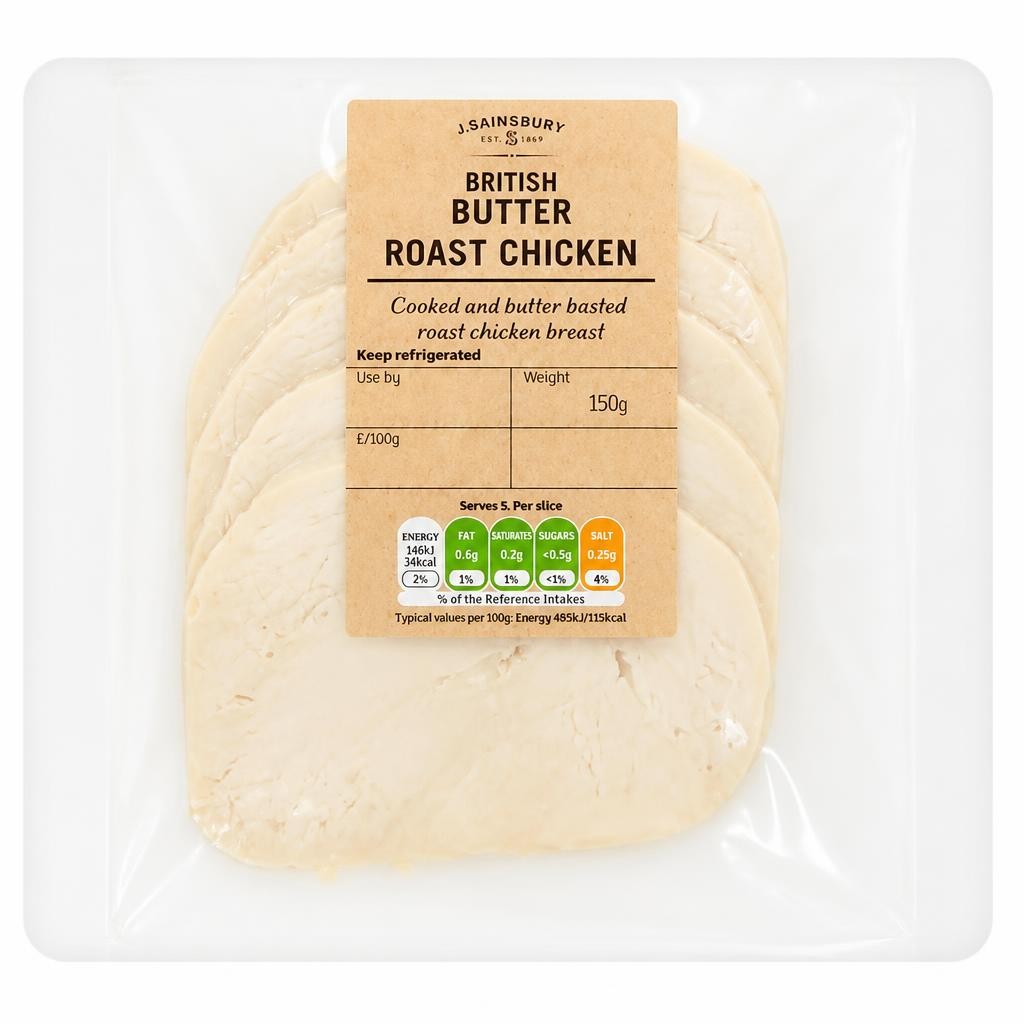 Sainsbury's British Butter Roast Chicken 150g