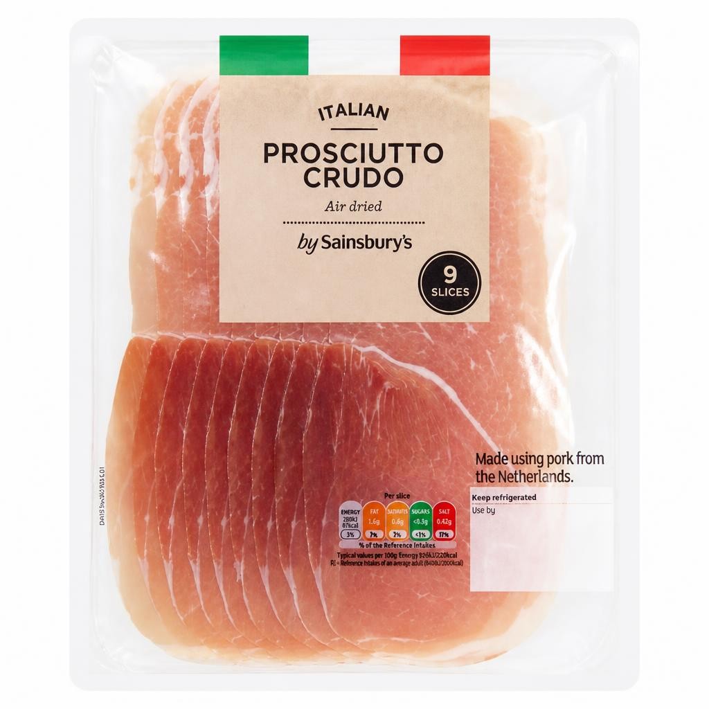 Sainsbury's Italian Prosciutto Crudo x9 120g