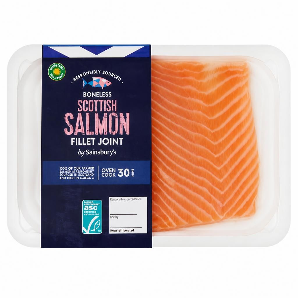 Sainsbury's 500g Skin on ASC Scottish Salmon Fillet