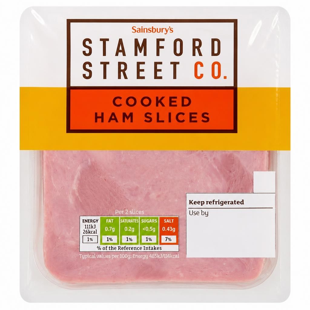 Stamford Street Co. Cooked Ham Slices 400g