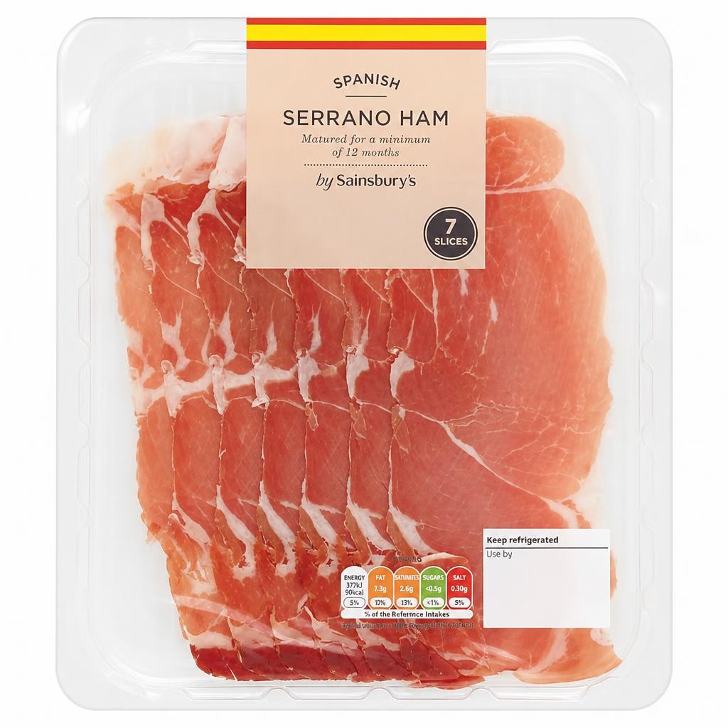 Sainsbury's Serrano Ham 100g