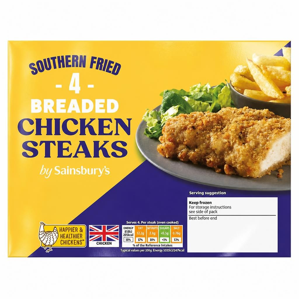 Sainsbury's Southern Fried Chicken Steak 380g