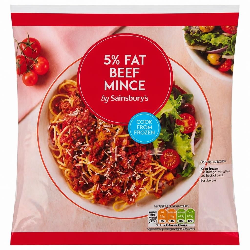 Sainsbury's 5% Fat Beef Mince 500g