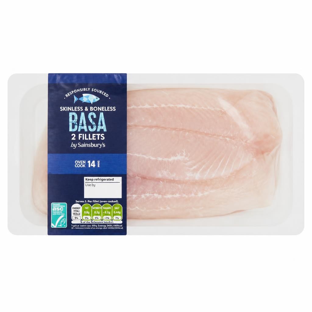 Sainsbury's Basa Fillets ASC 250g