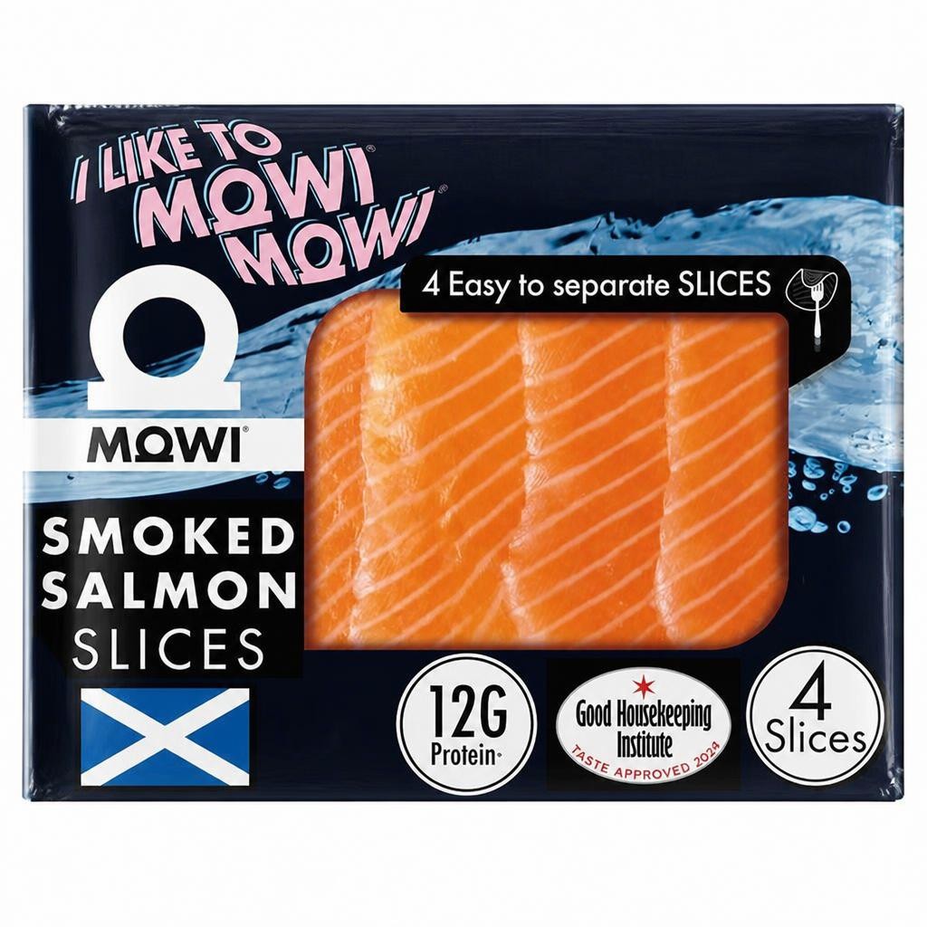 Mowi Scottish Smoked Salmon Slices x4 100g