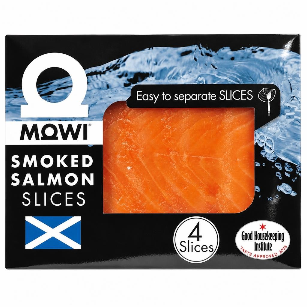 Mowi Scottish Smoked Salmon Slices x4 100g