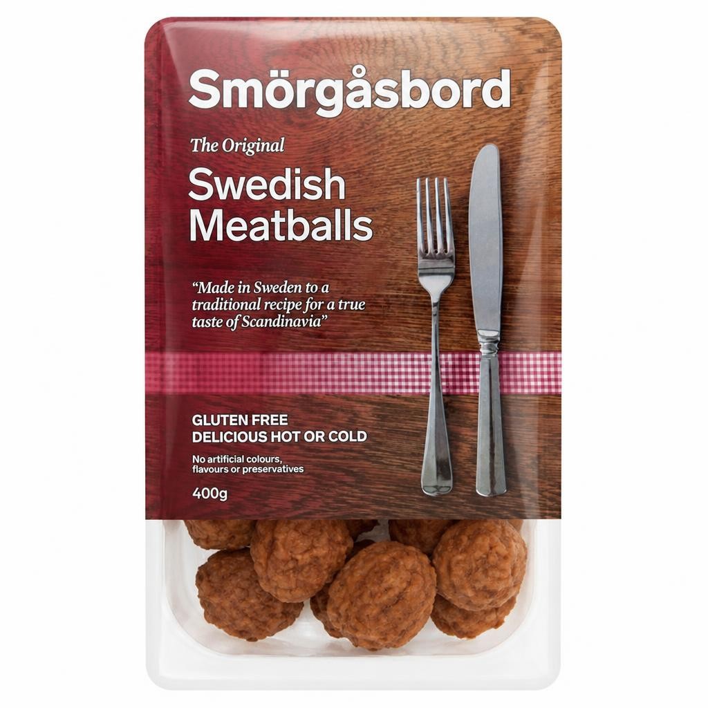 Smörgåsbord The Original Swedish Meatballs 400g