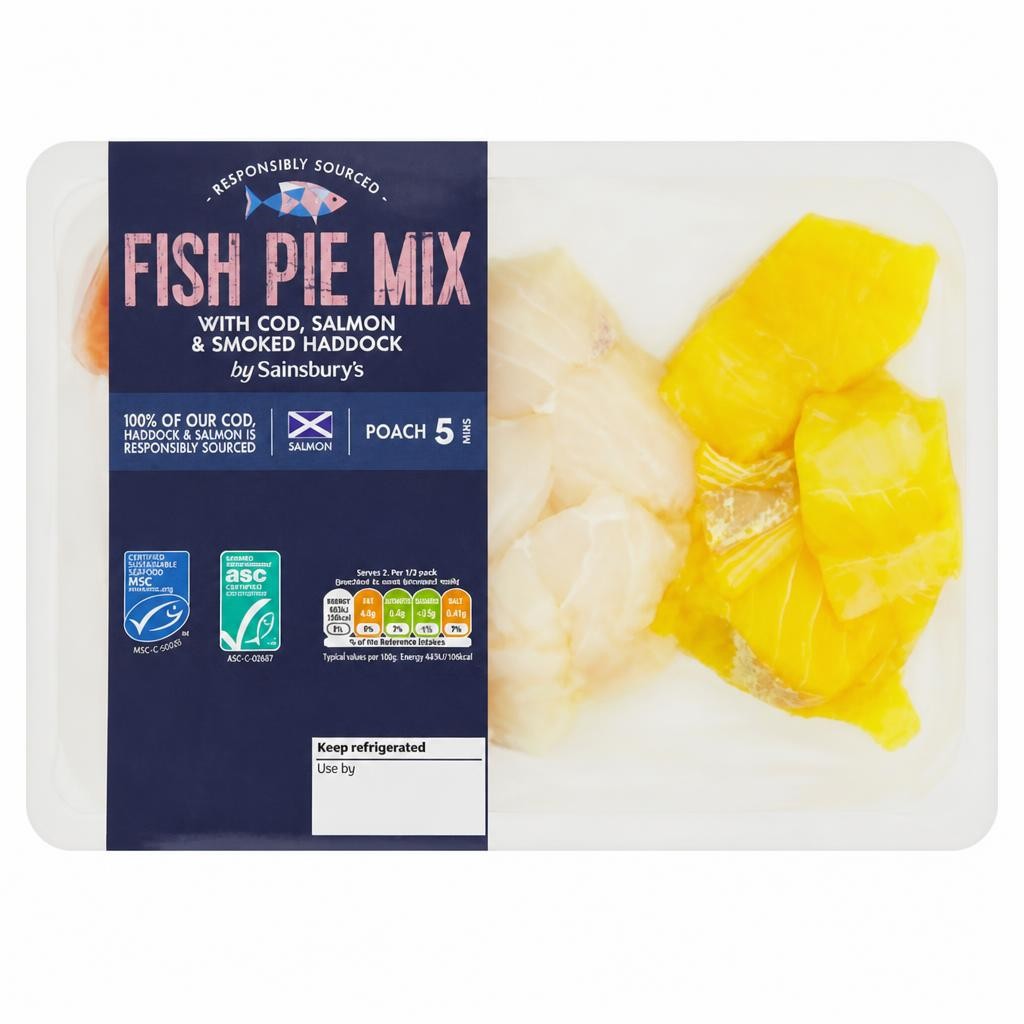 Sainsbury's Fish Pie Mix 300g