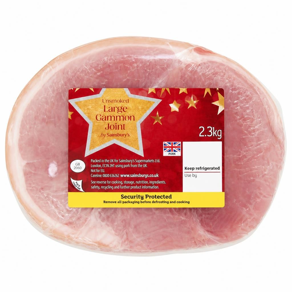 Sainsbury's Unsmoked Large Gammon Joint 2.3kg