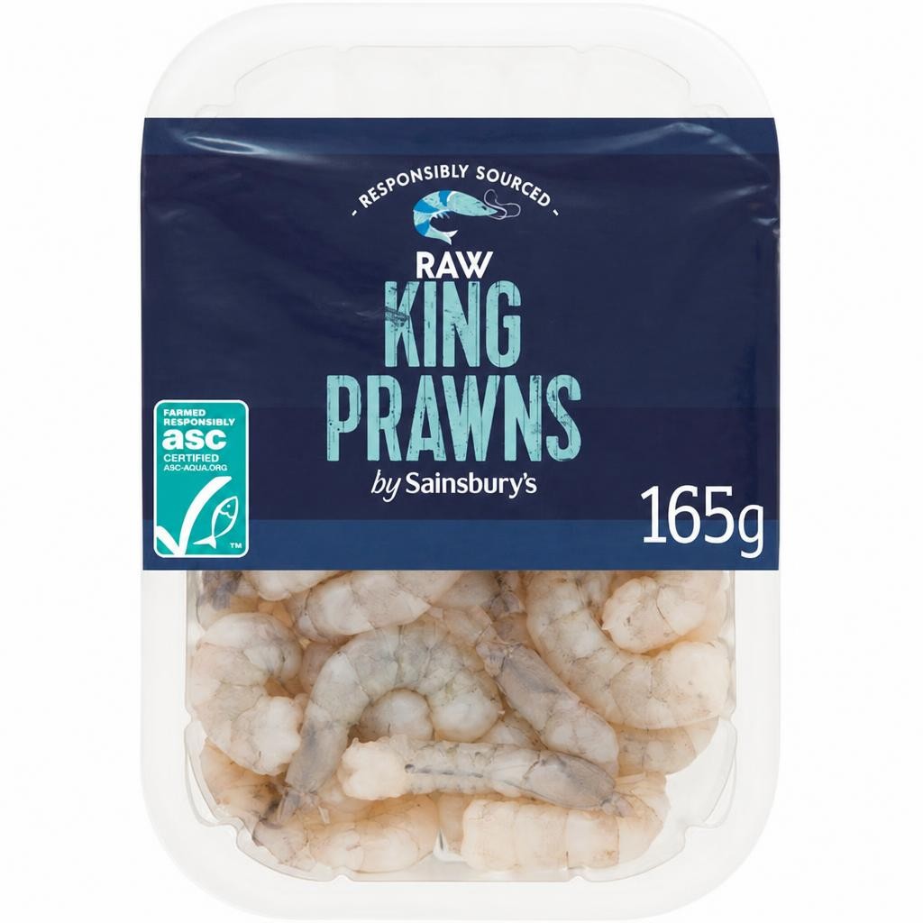 Sainsbury's Raw King Prawns ASC 165g