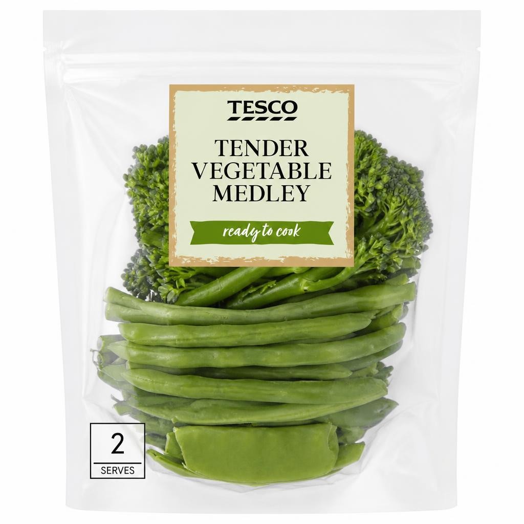 Tesco Tender Vegetable Medley 160G