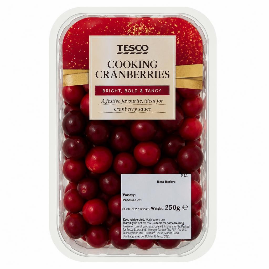 Tesco Cranberries 250G