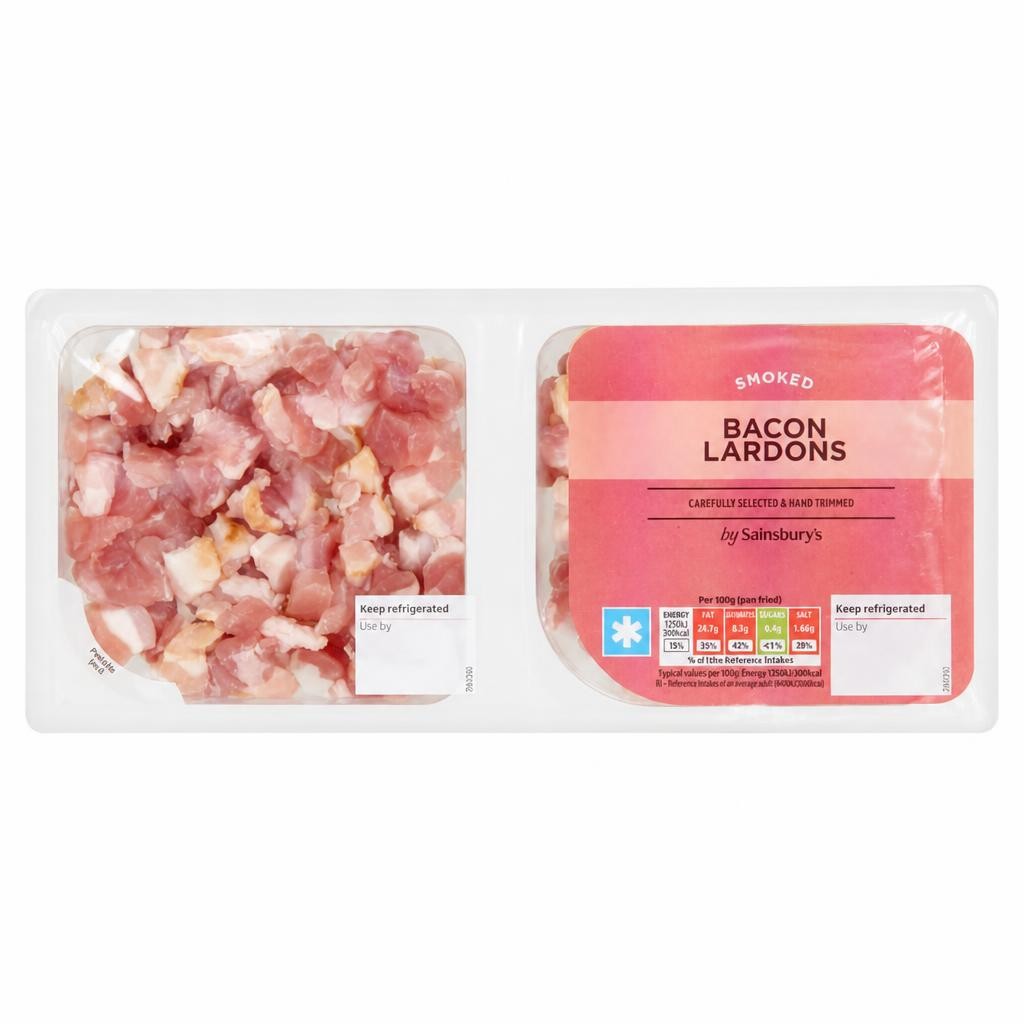 Sainsbury's Smoked Bacon Lardons 250g