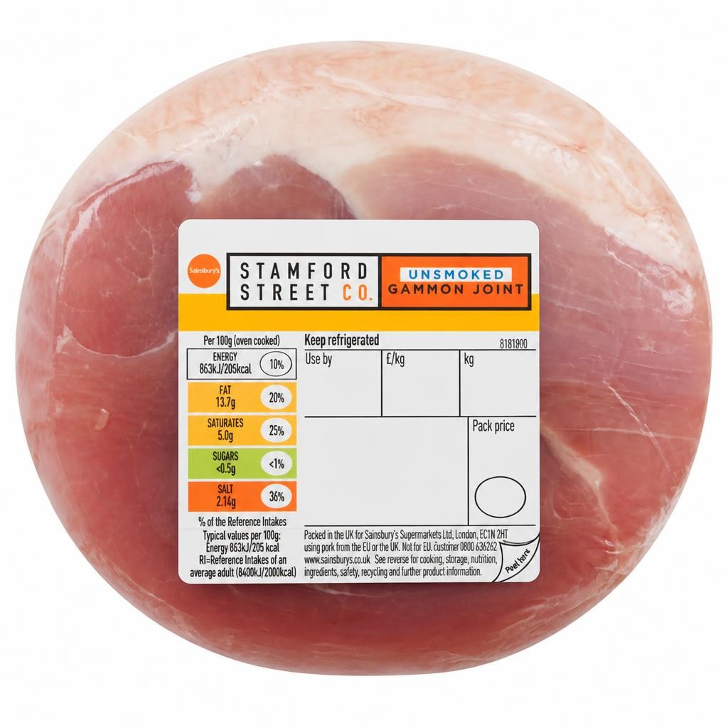 Stamford Street Co. Unsmoked Gammon Joint approx. 1.05kg