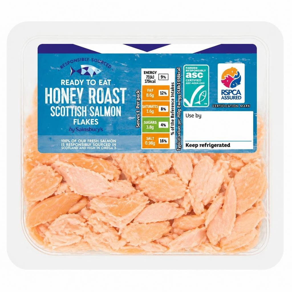 Sainsbury's 80g Honey Roast Scottish Salmon Flakes
