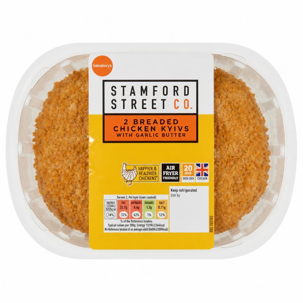 Stamford Street Co. British Chicken Kyivs with Garlic Butter x2 240g