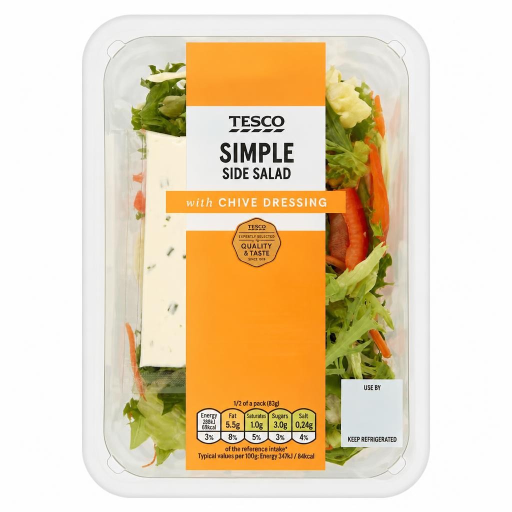 Tesco Simple Salad With Sour Cream And Chive 165G