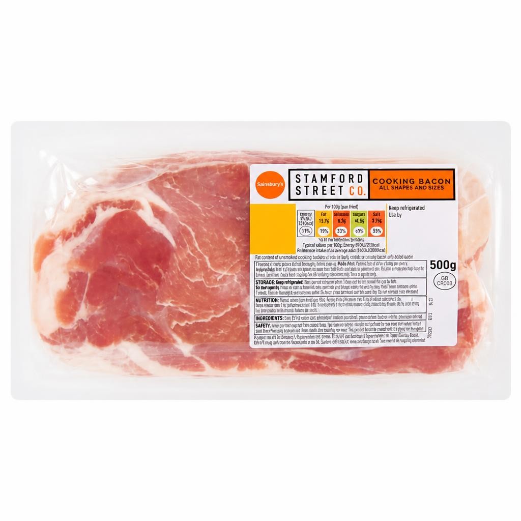 Stamford Street Co. Cooking Bacon 500g