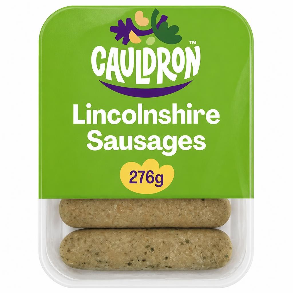 Cauldron Lincolnshire Vegetarian Sausages x6 276g