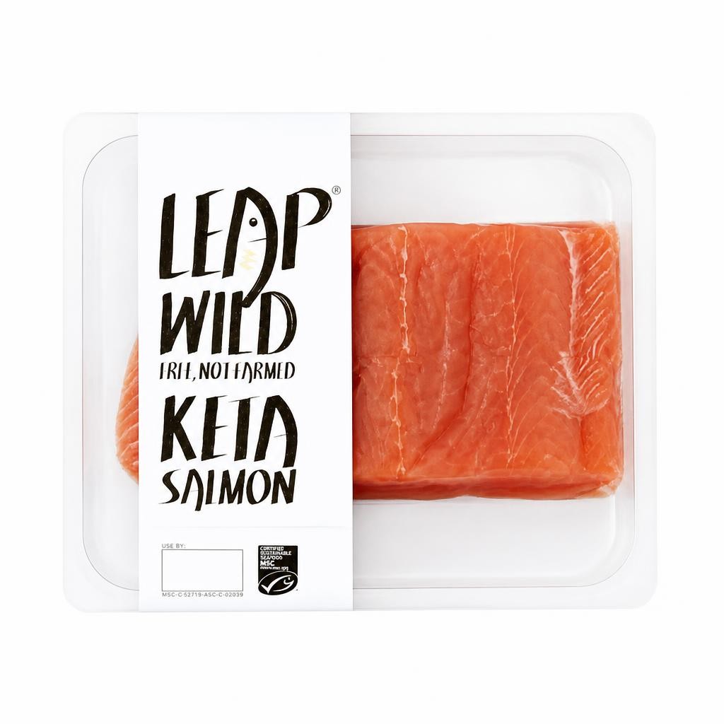 Leap Wild 220g Keta Salmon Fillets