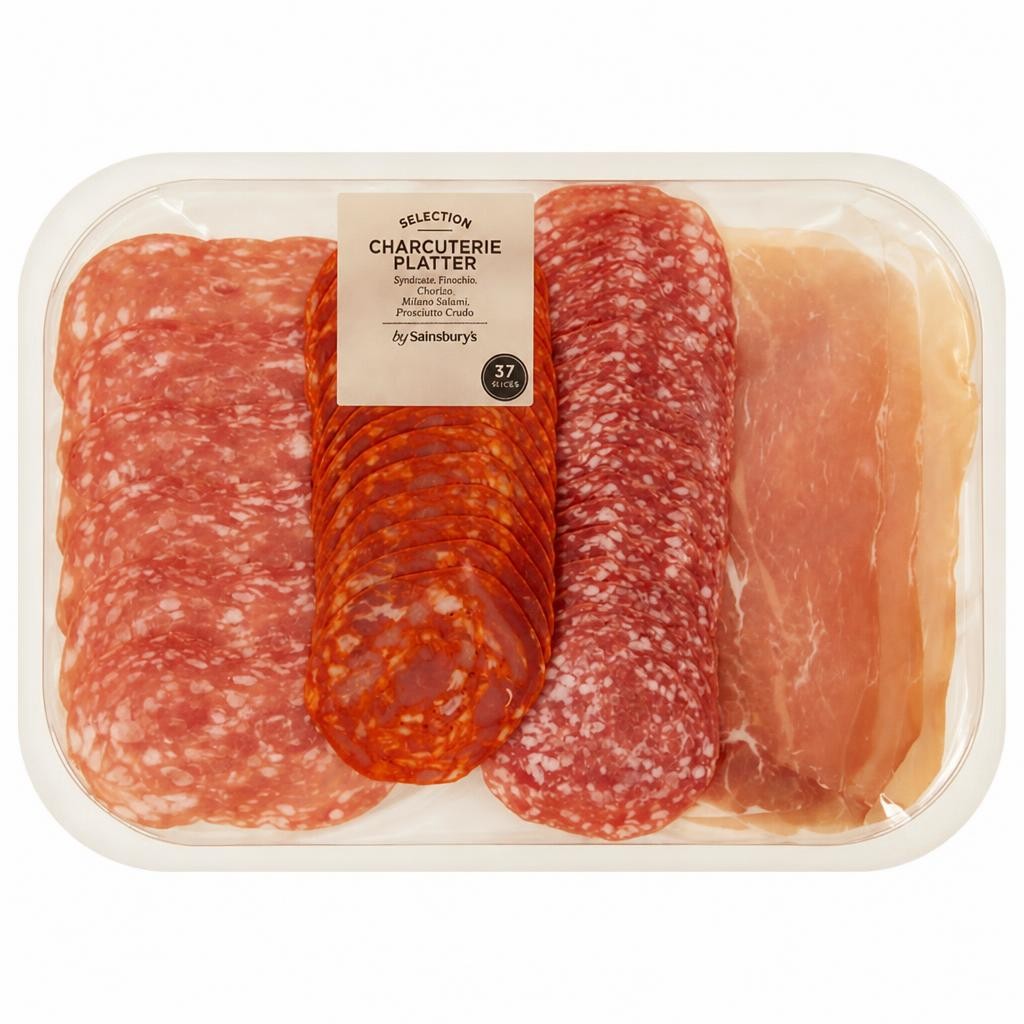 Sainsbury's Selection Charcuterie Platter Selection Slices x37 200g