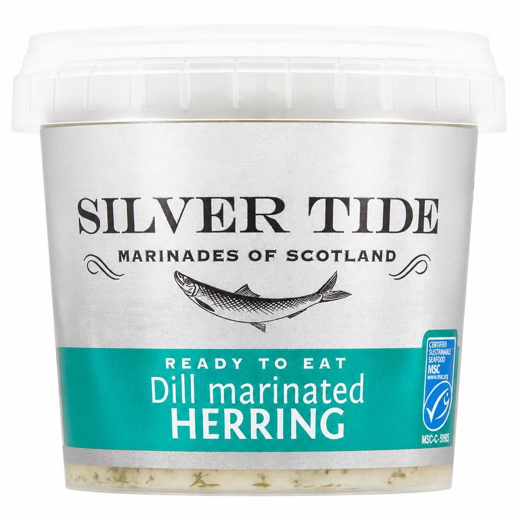 Silver Tide Marinated ASC Herring & Dill 380g