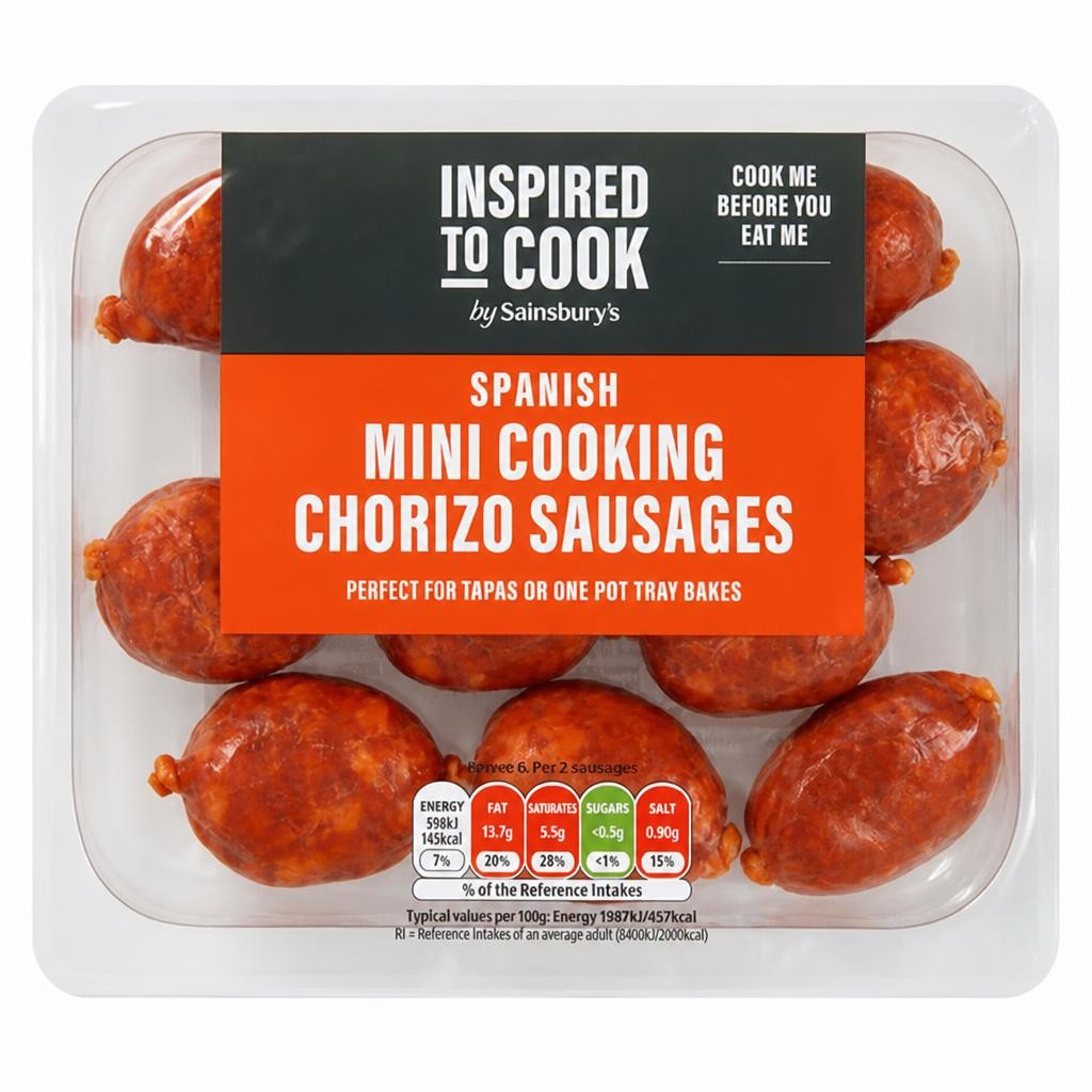 Sainsbury's Inspire to Cook Cooking Spanish Chorizo 190g
