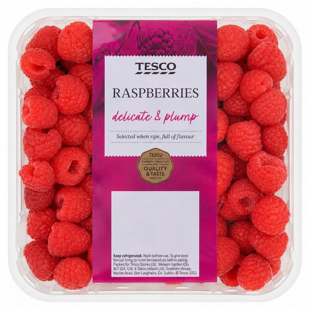 Tesco Raspberries 250G