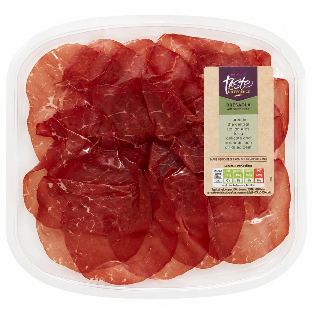 Sainsbury's Italian Bresaola, Taste the Difference x15 80g