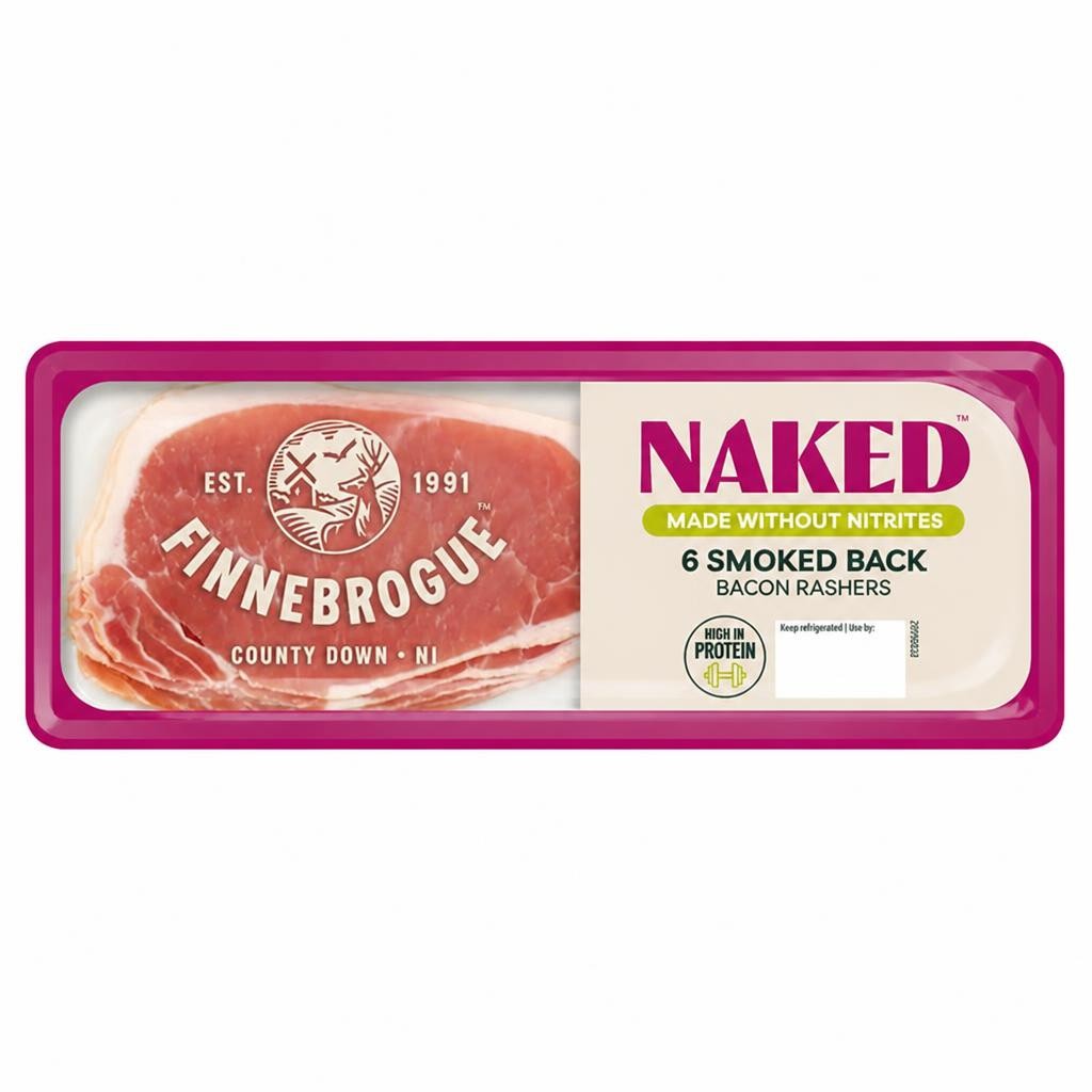 Better Naked Smoked Back Bacon Rashers x6 200g
