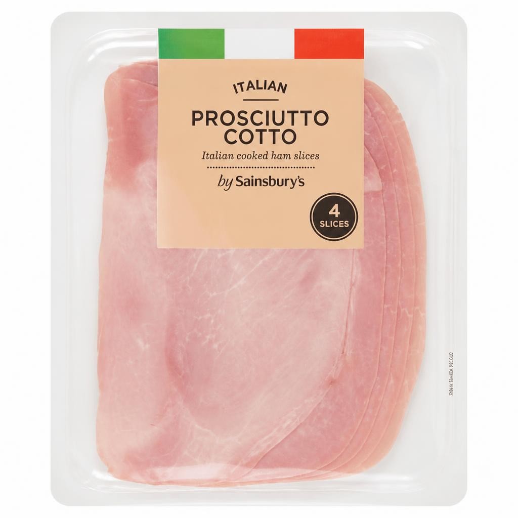 Sainsbury's Italian Prosciutto Cotto Slices x4 100g