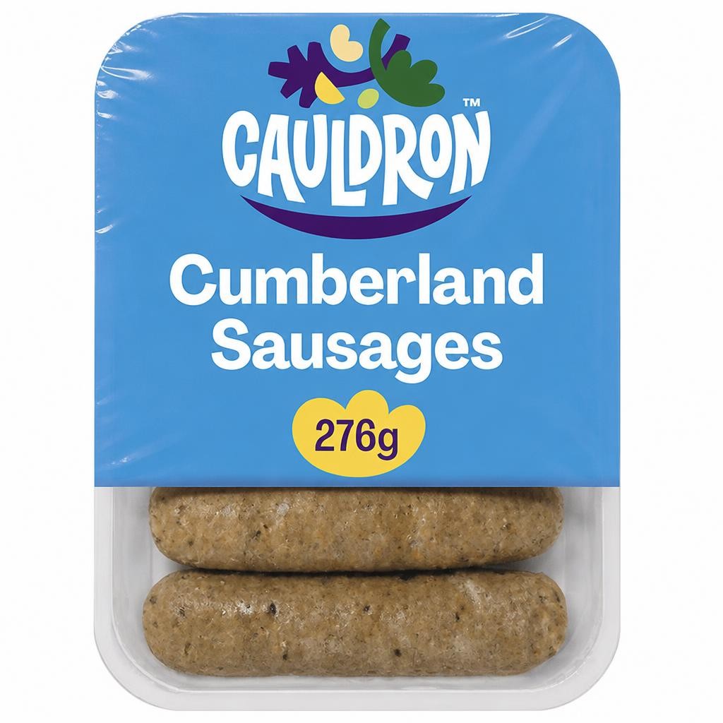 Cauldron Cumberland Vegetarian Sausages x6 276g