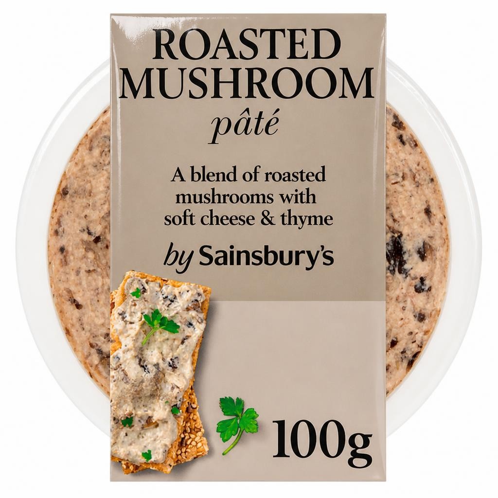 Sainsbury's Roasted Mushroom Pate 100g
