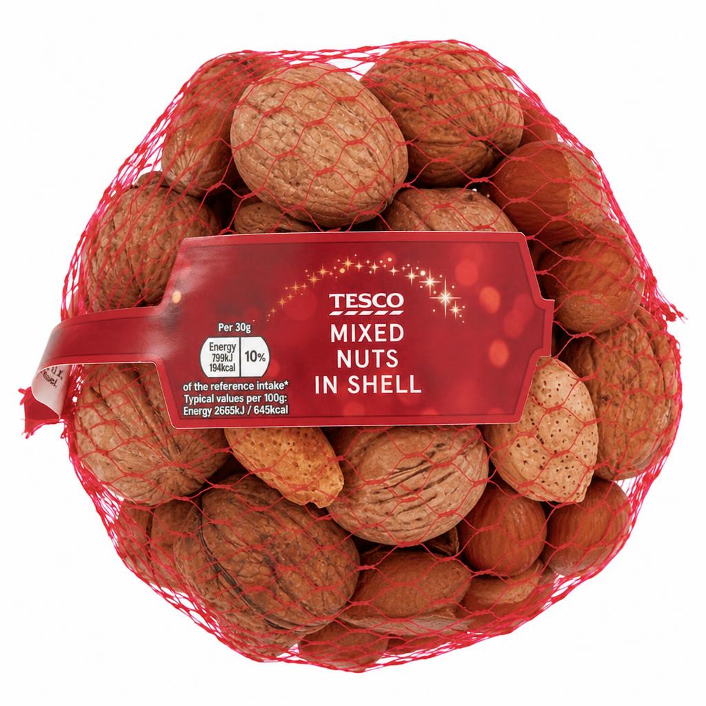 Tesco Mixed Nuts In Shell 350G