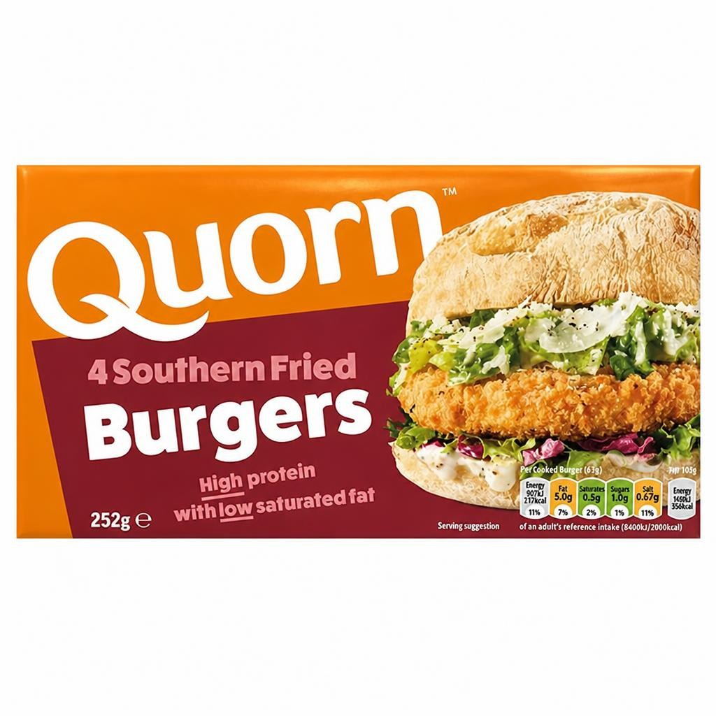 Quorn Vegetarian Southern Style Burger 252g
