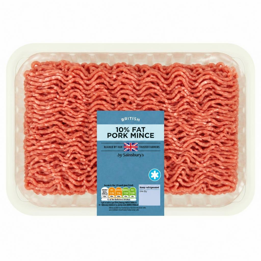 Sainsbury's British 10% Fat Pork Mince 750g