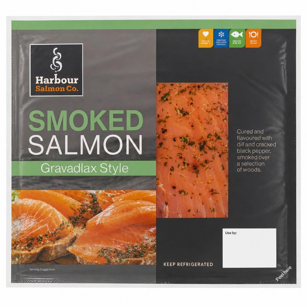 Harbour Salmon Co. Smoked Salmon Gravadlax Style 100g