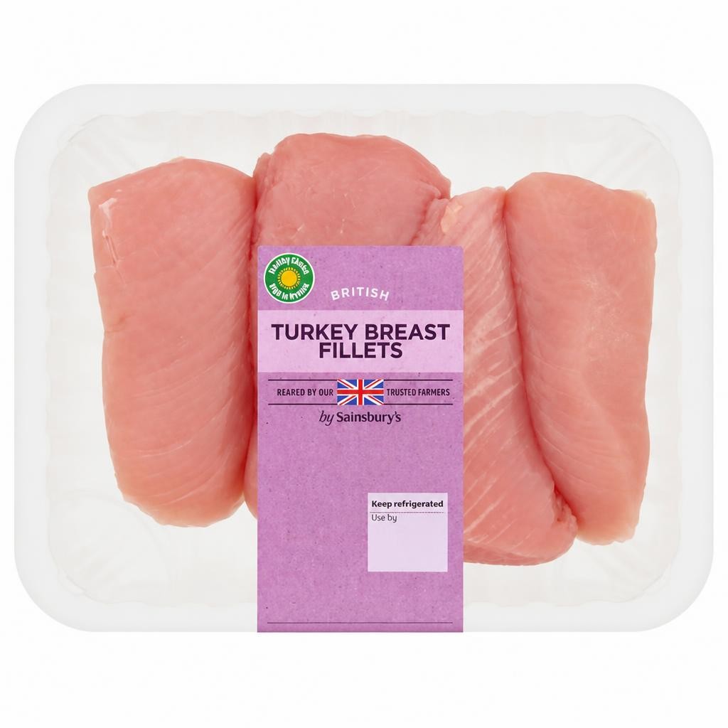 Sainsbury's Fresh British Turkey Breast Mini Fillets 400g