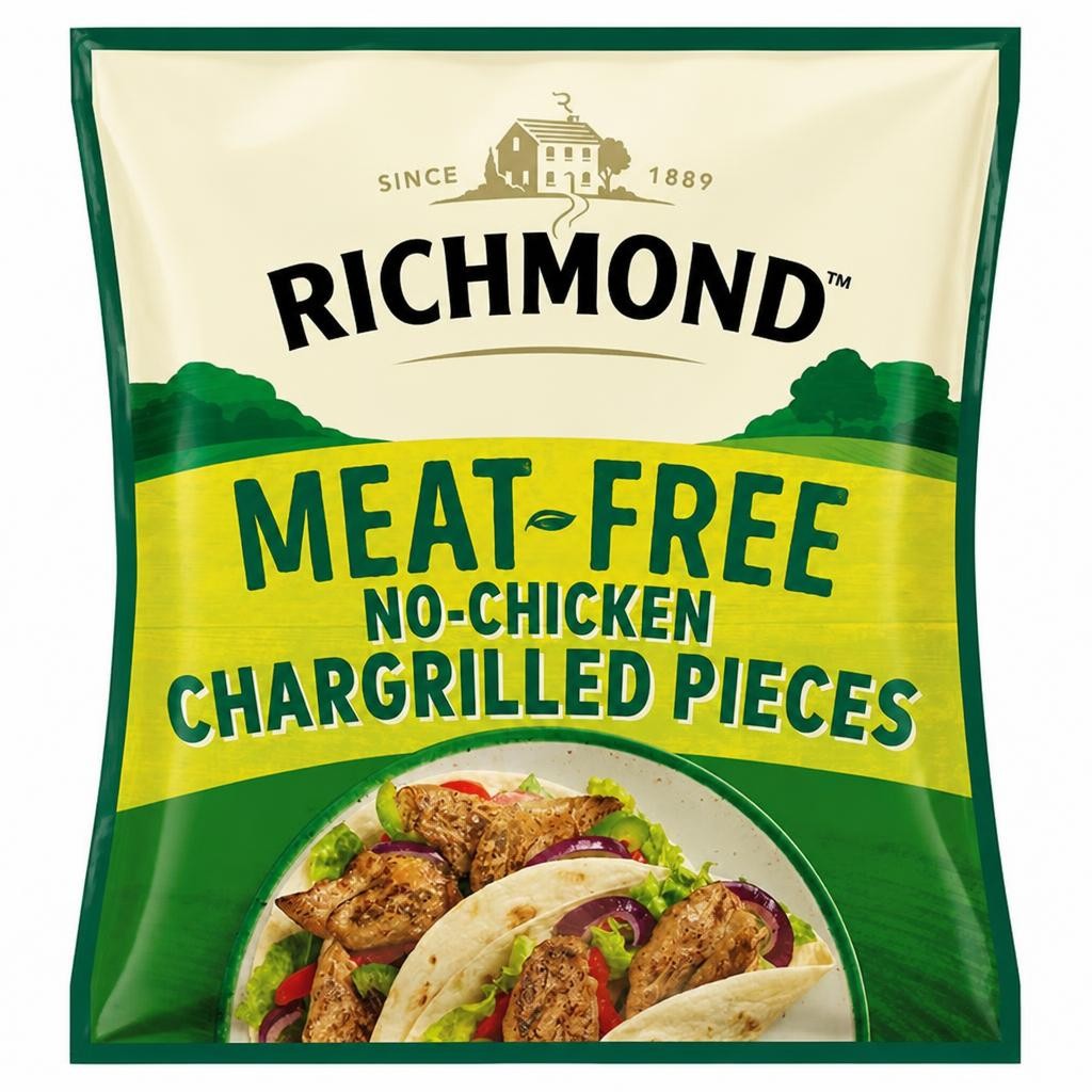 Richmond Vegan & Vegetarian Chargrilled No Chicken Pieces 165g