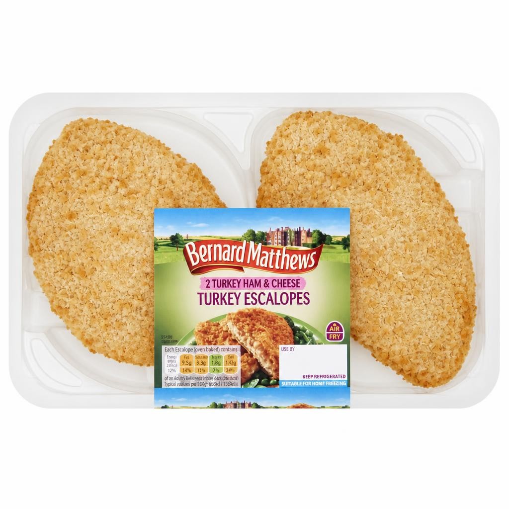 Bernard Matthews Ham & Cheese Turkey Escalopes 285g