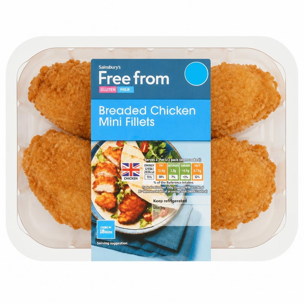 Sainsbury's Free From Breaded Mini Fillets 305g