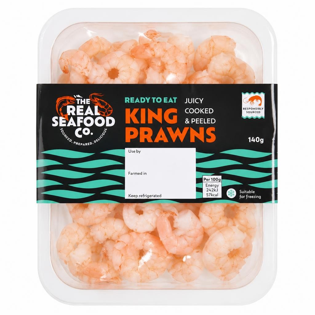 The Real Seafood Co. King Prawns 140g