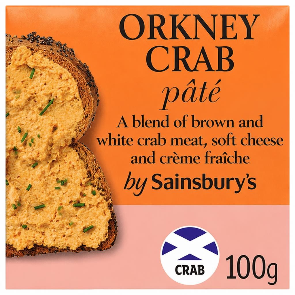 Sainsbury's Orkney Crab Pate 100g