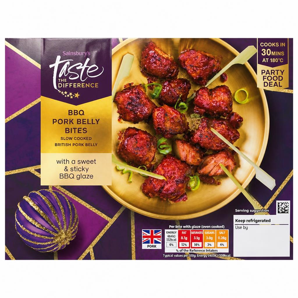 Sainsbury's Pork BBQ Belly Bites, Taste the Difference 350g