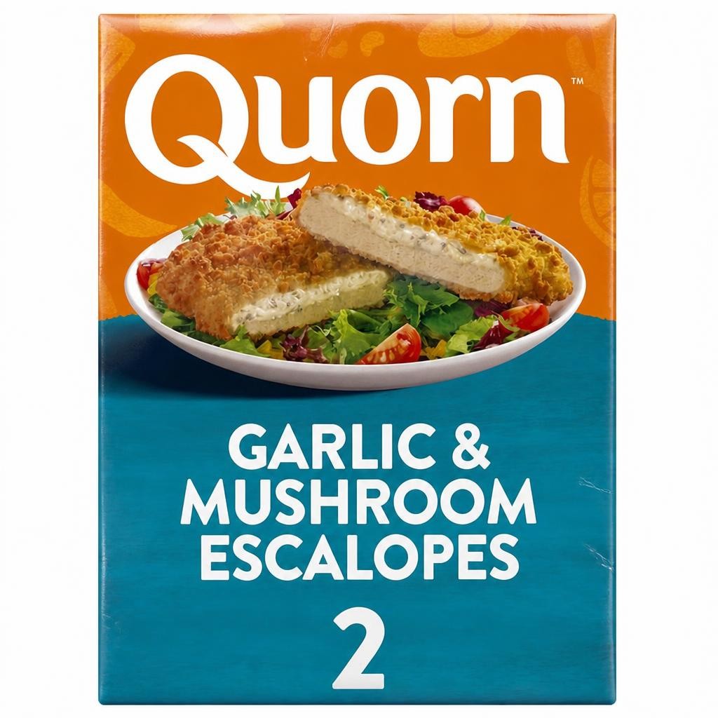 Quorn Vegetarian Garlic & Mushroom Escalope x2 240g