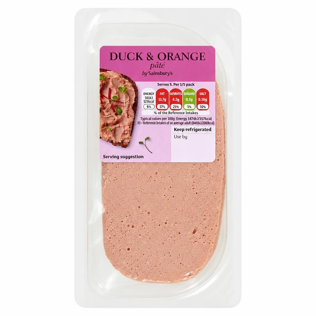 Sainsbury's Duck & Orange Pate 170g
