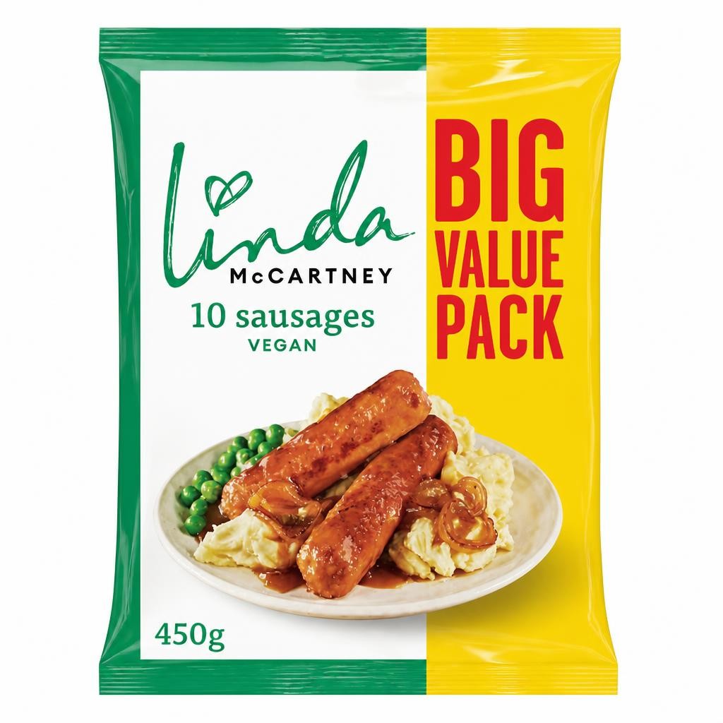 Linda McCartney's 10 Vegetarian Sausages 450g