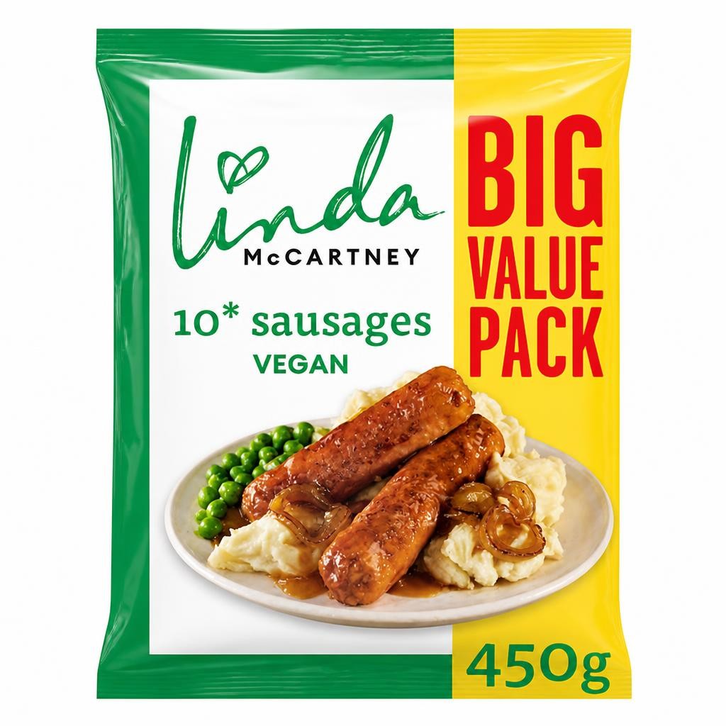 Linda McCartney's 10 Vegetarian Sausages 450g