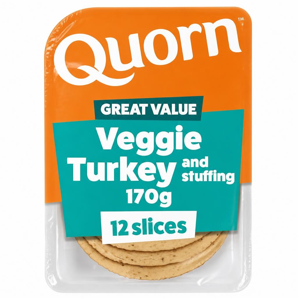 Quorn Vegetarian Turkey & Stuffing Slices 170g