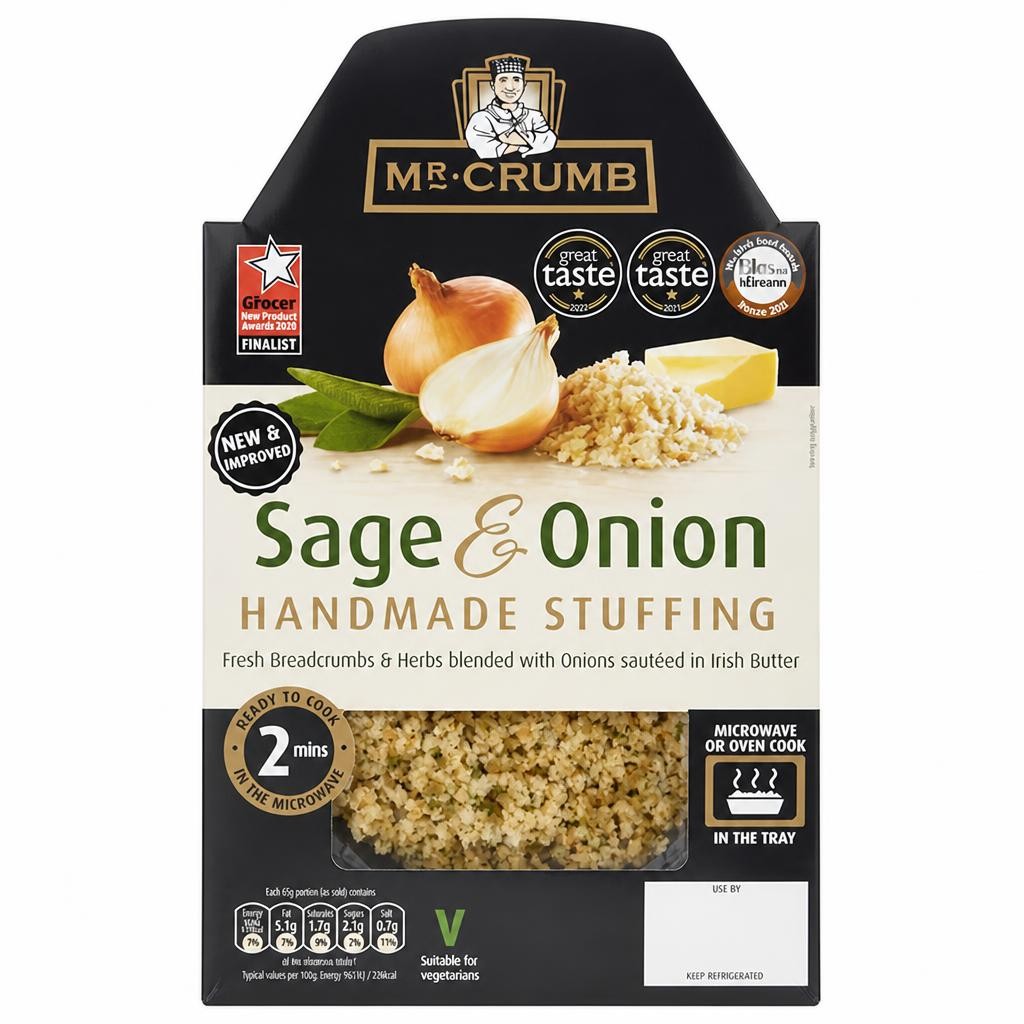 Mr. Crumb 225g Sage & Onion Stuffing Tray